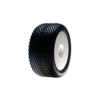 Losi 1-8 XTT Truggy Front-Rear 2.8 Pre-Mounted Tires 17mm Hex White (2) - LOSA17701B