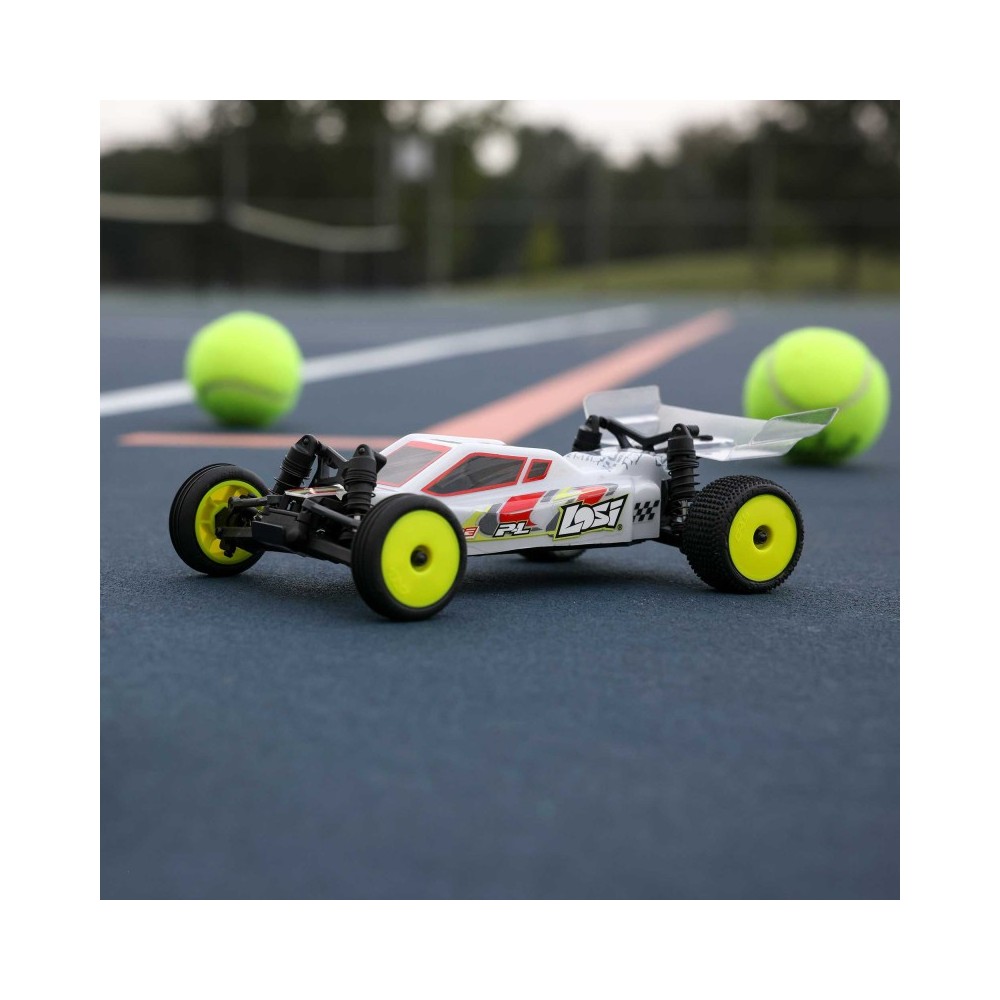 Losi 1/24 Micro-B 2WD Buggy RTR White - LOS00007T1 Losi 1/24 Micro-B 2WD Buggy RTR White - LOS00007T1