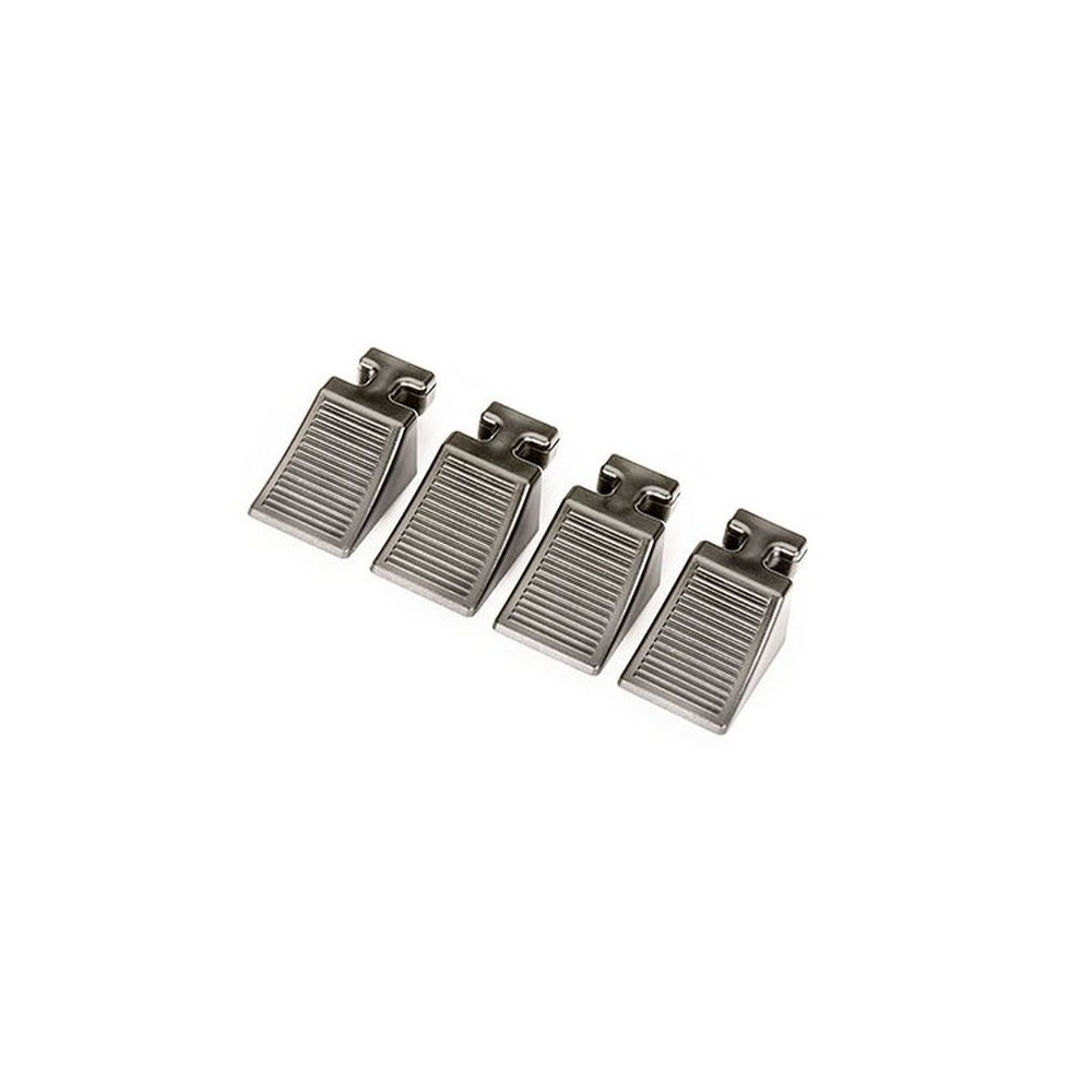 Traxxas Wheel chocks flatbed (4) TRX8844R Traxxas Wheel chocks flatbed (4) TRX8844R