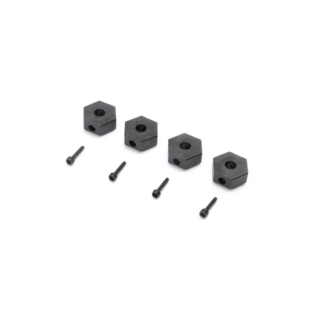 Hexágonos de rueda con pasador Losi LOS212050 Mini LMT