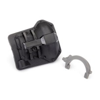 Tapa de diferencial trasero Traxxas negra TRX8847