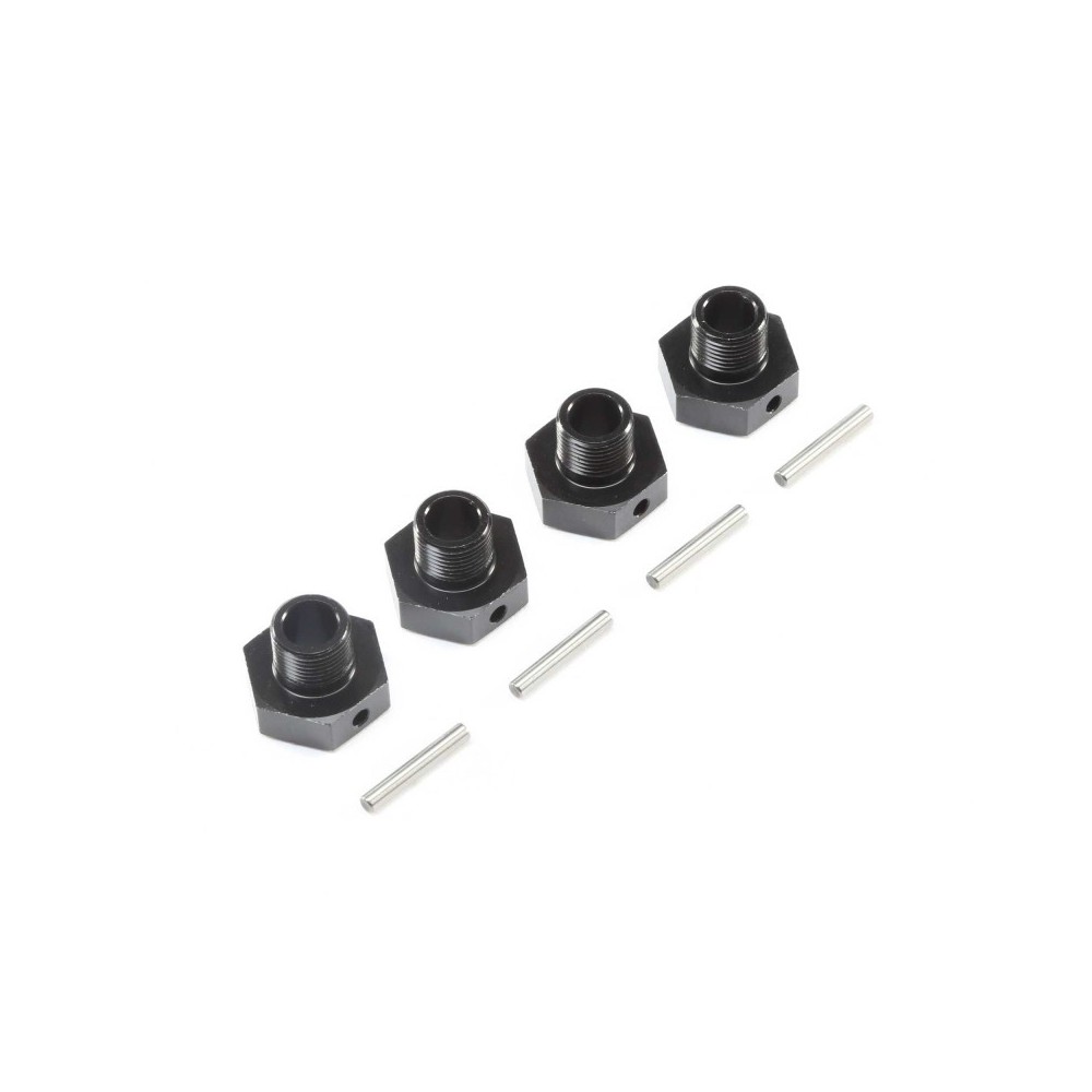 Hexágonos de rueda 20 mm negros Losi LOS252077 Hexágonos de rueda 20 mm negros Losi LOS252077