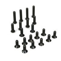 Losi 6mm Button Head & Flat Head Screw Assortment (20): 5IVE-T MINI WRC - LOSB6490
