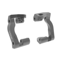 Traxxas Caster blocks (c-hubs) 6061-t6 aluminum (gray-anodized) left right TRX10733-GRAY