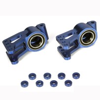 Losi Alum rear hub set (2) blue: 5t - LOSB2094