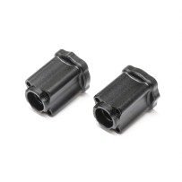 Losi Aluminum Axle Mount Rear 0deg Black: Mini LMT - LOS312009