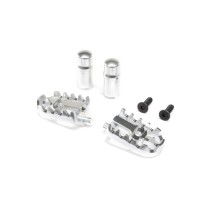 Losi Aluminum Foot Pegs Silver: Promoto-MX - LOS361001