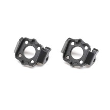 Juego de portamanguetas aluminio negro 0 grados Losi LOS314008