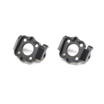 Losi Aluminum Spindle Carrier Set 0deg Black: Mini LMT - LOS314008