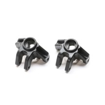 Juego manguetas dirección aluminio negro Losi Mini LMT LOS314007