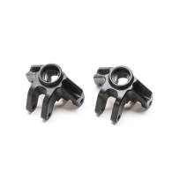 Losi Aluminum Steering Spindle Set Black: Mini LMT - LOS314007