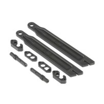 Losi Battery Straps and EC5 Plug Holder: LST 3XL-E - LOS241019