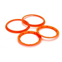 Set anillos beadlock naranja fluorescente 5T Losi LOS45007