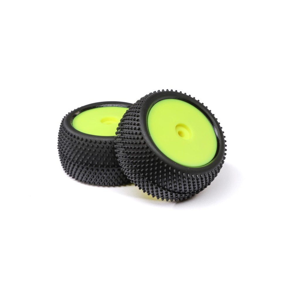 Neumáticos traseros montados amarillos Big Shot Losi LOS41050 Neumáticos traseros montados amarillos Big Shot Losi LOS41050