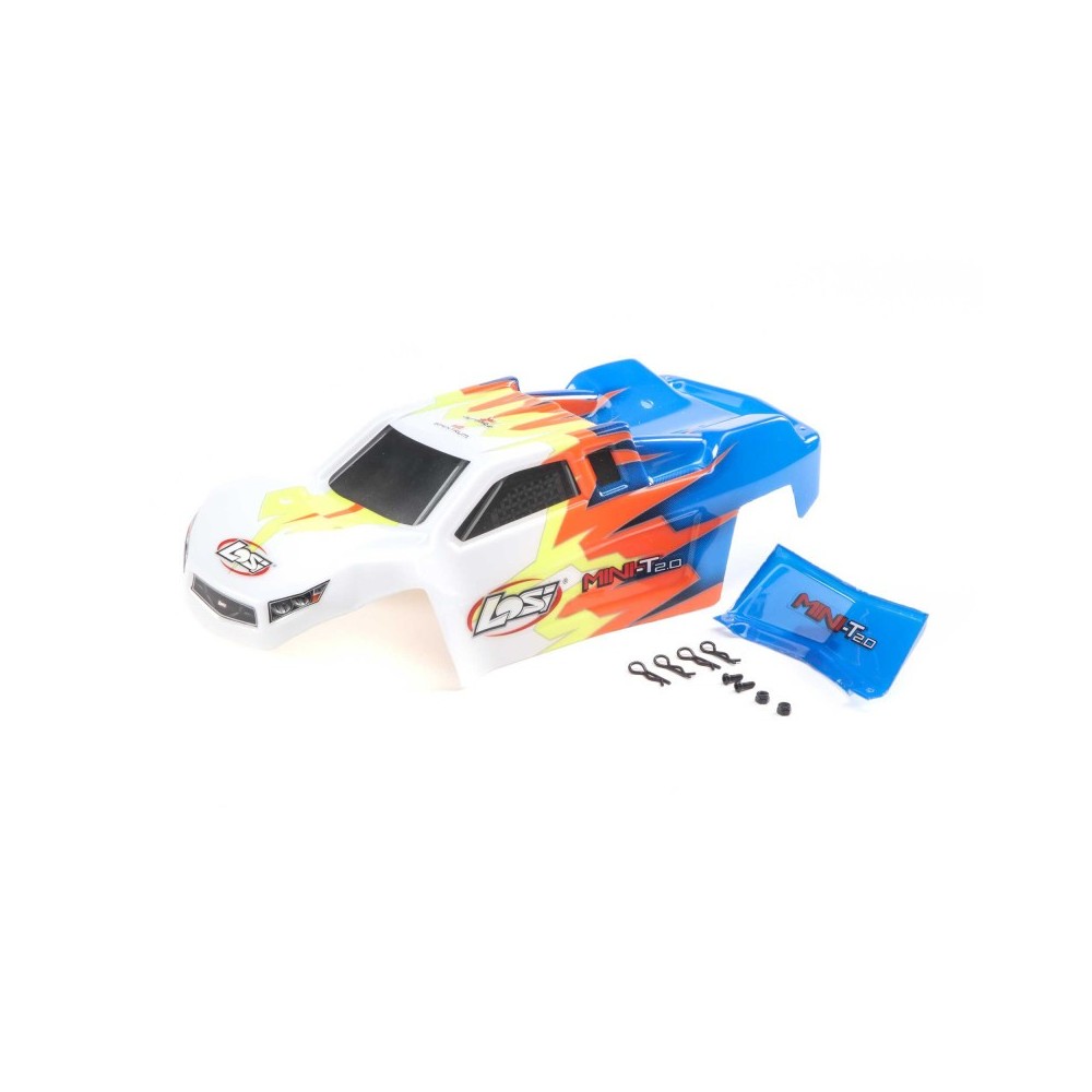 Carrocería azul y blanca Losi Mini-T 2.0 LOS210014 Carrocería azul y blanca Losi Mini-T 2.0 LOS210014