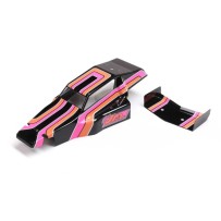 Losi Body & Wing Black: Mini JRX2 - LOS210027
