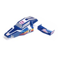 Losi Body & Wing Blue: Mini JRX2 - LOS210028