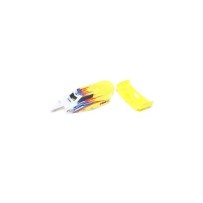 Losi Body & Wing Yellow-White: Mini-B - LOS210023