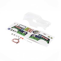 Losi Body Set Grave Digger Clear: Mini LMT - LOS210045