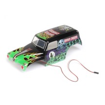 Carrocería Grave Digger pintada Mini LMT Losi