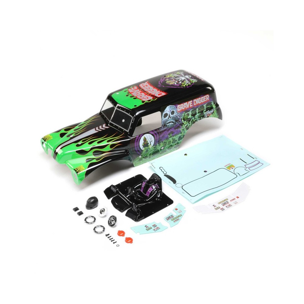 Carrocería Grave Digger pintada LMT Losi LOS240013 Carrocería Grave Digger pintada LMT Losi LOS240013