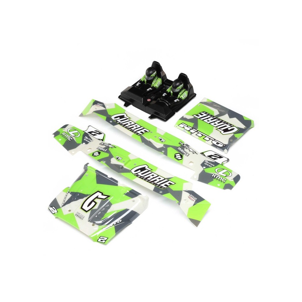 Set carrocería-conductor verde Hammer Rey Losi Set carrocería-conductor verde Hammer Rey Losi