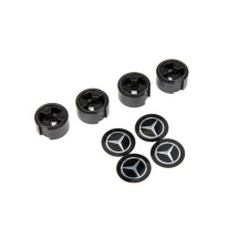 Tapacubos centrales negros para llanta Mercedes-Benz G 500 Traxxas TRX8873