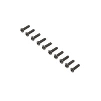 Losi Button Head Screws Steel Black Oxide M4 x 14mm (10) - LOS255014