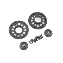 Tapacubos centrales y aros beadlock Traxxas TRX8875