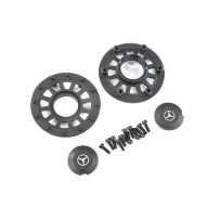 Tapacubos centrales y aros beadlock Traxxas TRX8875