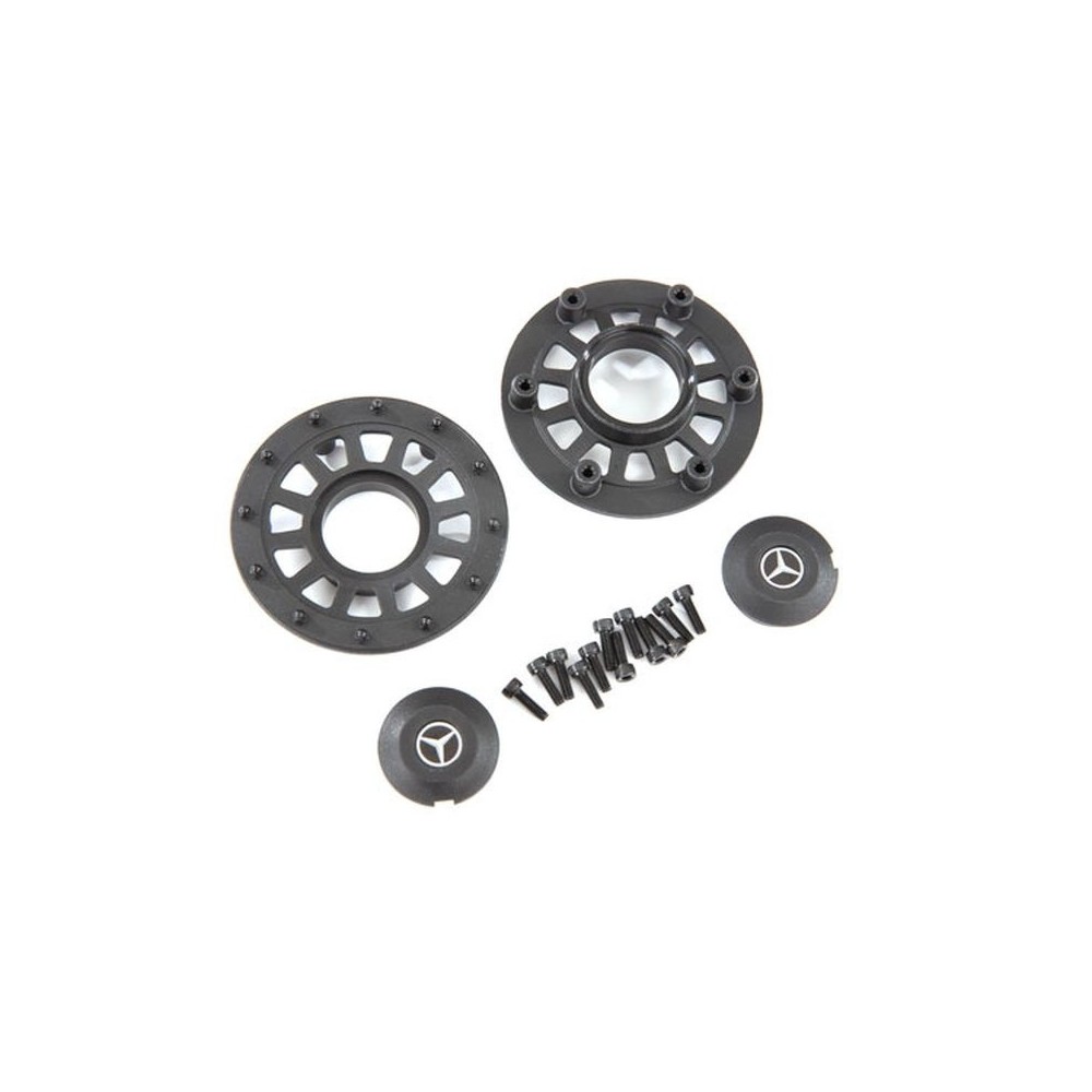 Tapacubos centrales y aros beadlock Traxxas TRX8875 Tapacubos centrales y aros beadlock Traxxas TRX8875