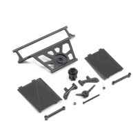 Losi Cage Rear-Tower Supports-Mud Guards: Super Rock Rey - LOS251078