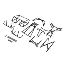 Losi Cage Set Complete Black: LMT - LOS241038