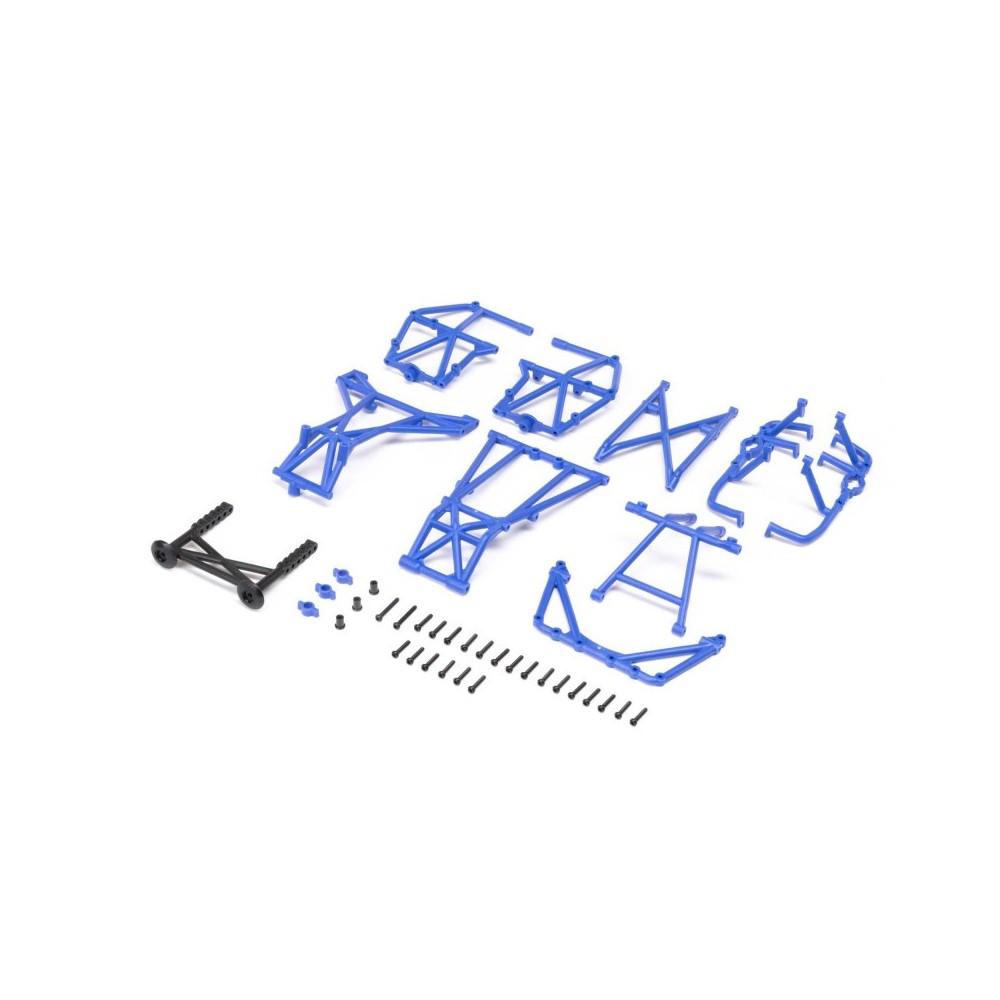 Losi Cage Set Complete Blue: Mini LMT - LOS211050 Losi Cage Set Complete Blue: Mini LMT - LOS211050