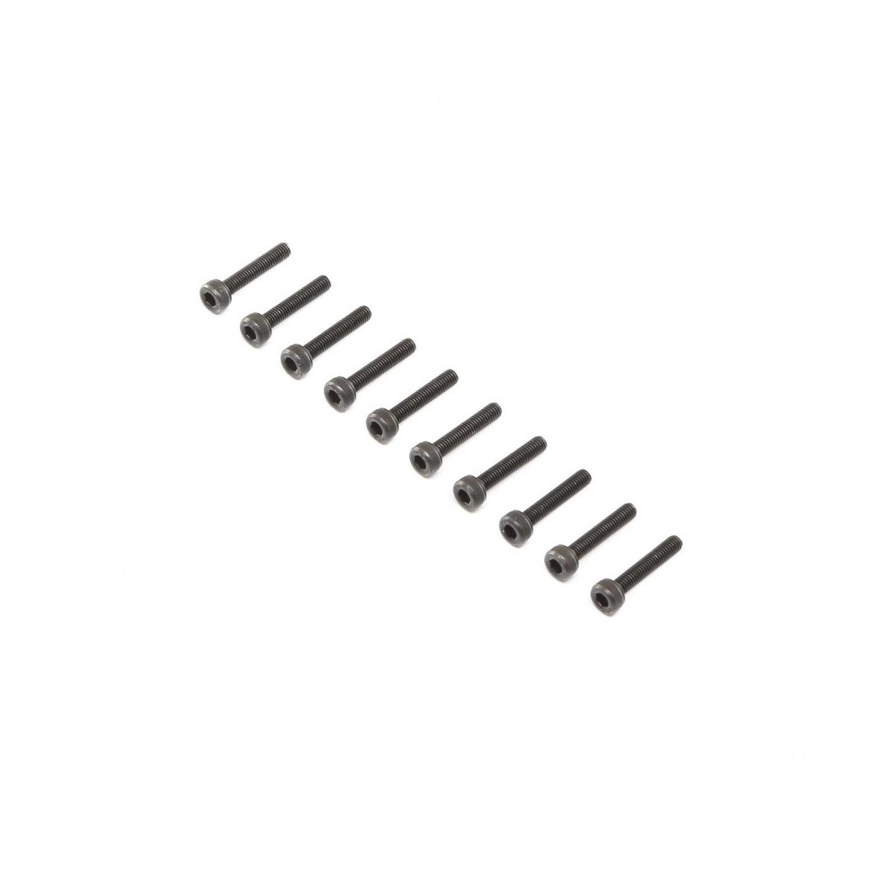 Tornillos acero negro M3x16 mm Losi LOS255009