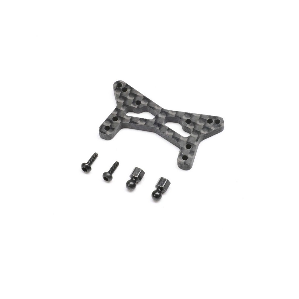 Losi Carbon Front Shock Tower: Micro-B - LOS-1981 Losi Carbon Front Shock Tower: Micro-B - LOS-1981