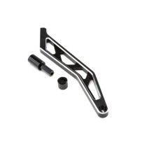 Losi Chassis Brace Rear Black Aluminum: MTXL - LOS351005