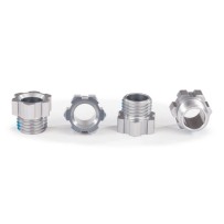 Tuercas de eje pórtico de aluminio anodizado gris Traxxas TRX8886A
