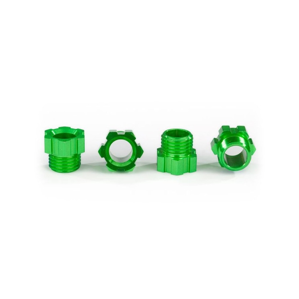 Tuercas eje pórtico aluminio verde, 4 unidades TRX8886G Tuercas eje pórtico aluminio verde, 4 unidades TRX8886G