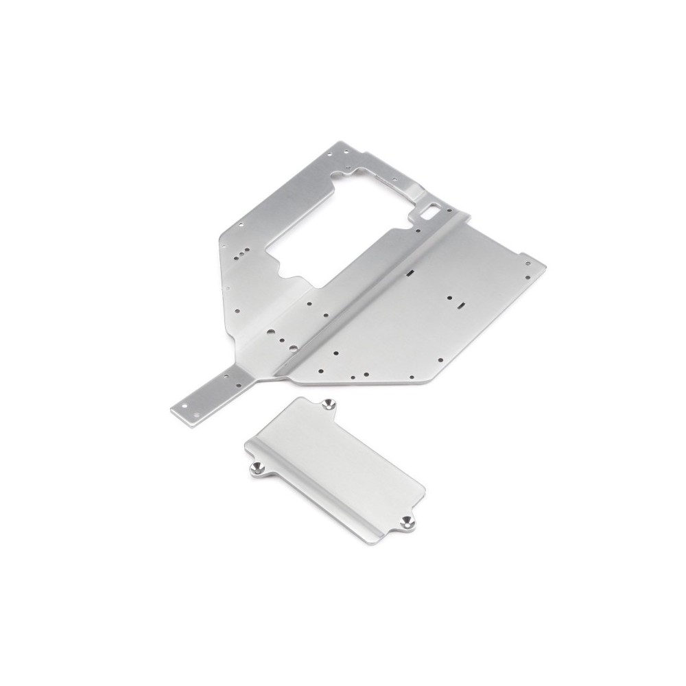 Placa chasis y cubierta motor Baja Rey Losi LOS231010