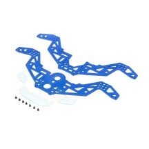 Placas chasis azules Mini LMT Losi LOS211053