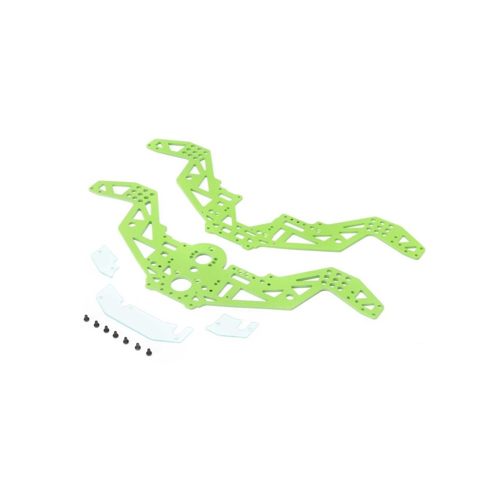 Juego de placas de chasis verdes Losi Mini LMT LOS211052 Juego de placas de chasis verdes Losi Mini LMT LOS211052