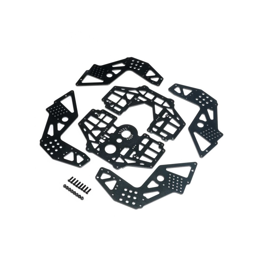 Juego de placas laterales de chasis Losi LMT LOS241034