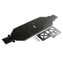 Losi Chassis with Brace 4mm Black: DBXL-E 2.0 - LOS251090