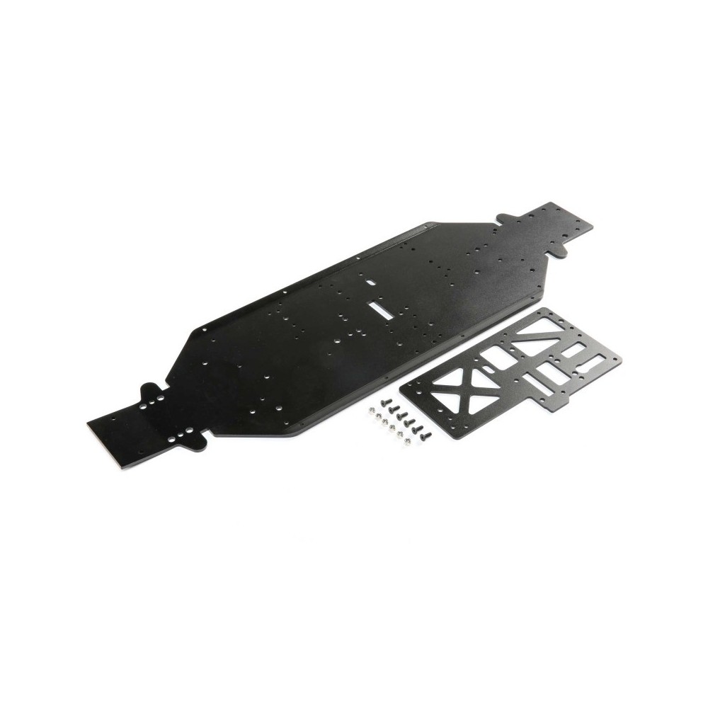 Chasis negro con refuerzo Losi DBXL-E 2.0 LOS251090 Chasis negro con refuerzo Losi DBXL-E 2.0 LOS251090