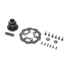 Losi Complete Front Hub Assembly: Promoto-MX-SM - LOS262013