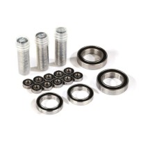 Kit de rodamientos de bolas de acero inoxidable con sellos de goma negra para TRX-4 Traxx Traxxas TRX8892