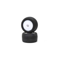 Losi Directional Tires FR Mntd Wht (2): Mini-T 2.0 - LOS41014