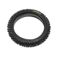 Losi Dunlop MX53 Front Tire with Foam 60 Shore: Promoto-MX - LOS46008