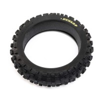 Losi Dunlop MX53 Rear Tire with Foam 60 Shore: Promoto-MX - LOS46009